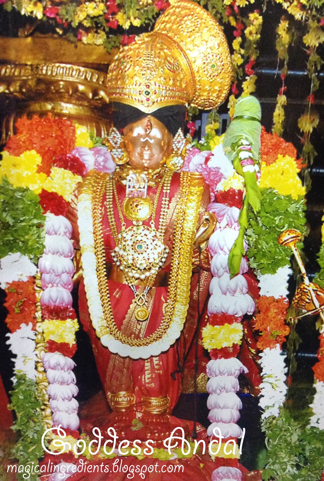 DAILY ARCHANA TO LORD VENKATESWARA AND ANDAL AMMAN  and SATURDAY ABHISHEKAMS  (12/15 – 01/13)